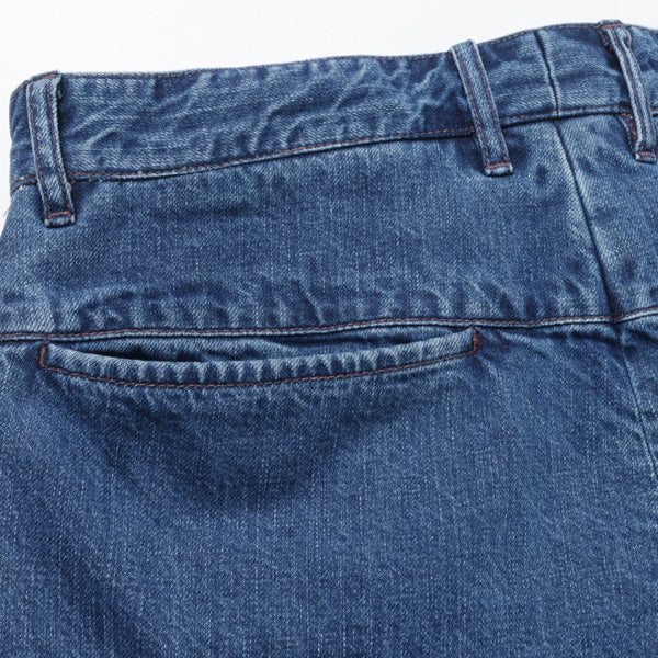 One-tuck Wide Tapered Pants(11ozデニム ムラ糸デニム)