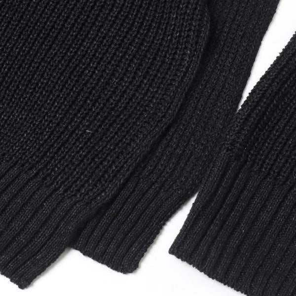 MOCK NECK PULL OVER ORGANIC COTTONxHEMPxPAPER YARN