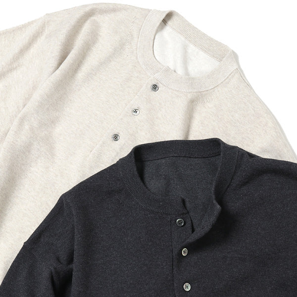 Henley neck L/S