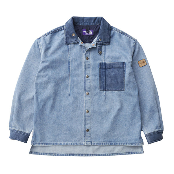 Broken Twill Denim Shirt Jacket (NP2907N) | THE NORTH FACE PURPLE