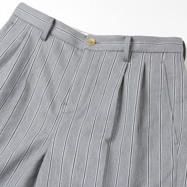 FRAYED HEM SHORTS(STRIPE)