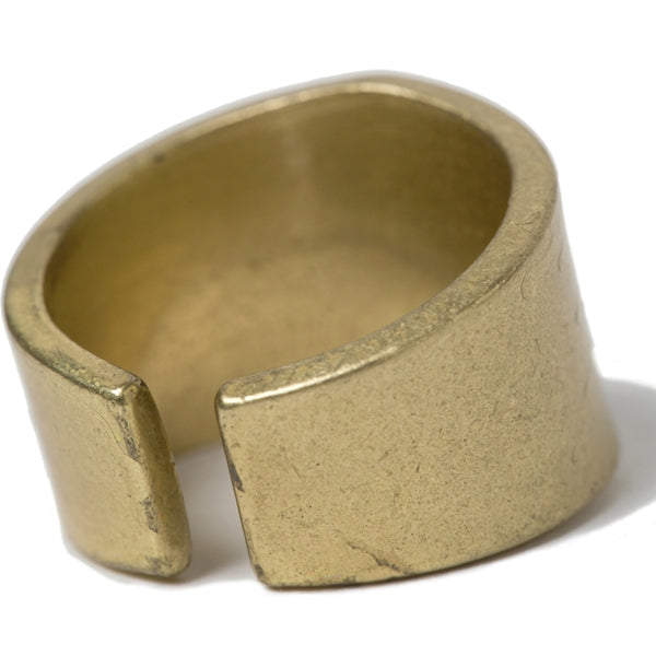 Brass Flat Ring Wide