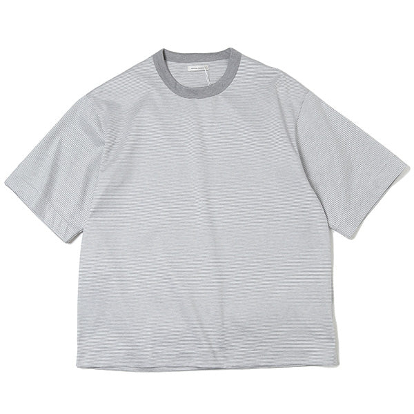 BORDER CREW NECK S/S T-SHIRT