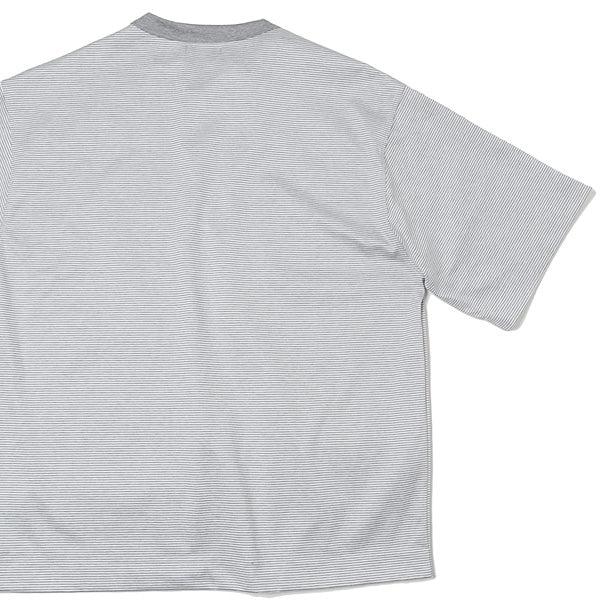BORDER CREW NECK S/S T-SHIRT