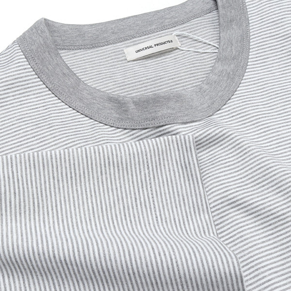 BORDER CREW NECK S/S T-SHIRT