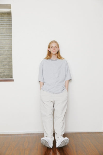 BORDER CREW NECK S/S T-SHIRT