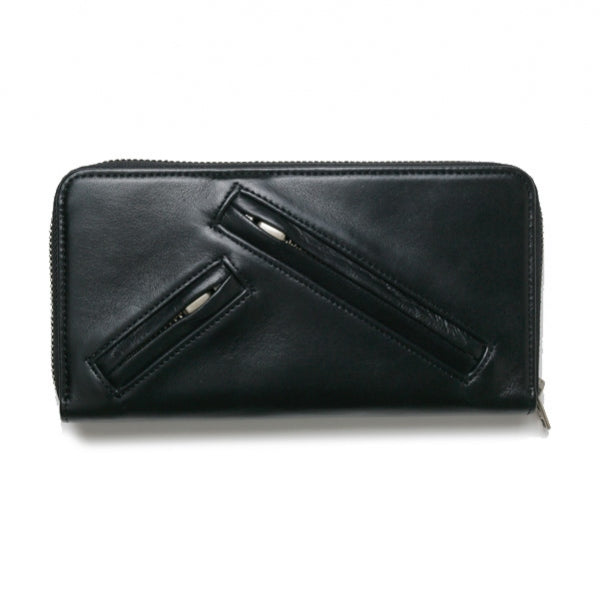 shrink leather purse