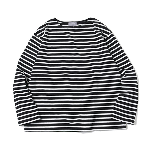 BORDER BASQUE L/S SHIRT (EN22110029) | ENCENS / カットソー
