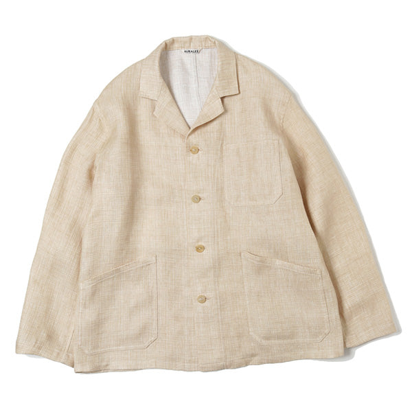 LINEN DOUBLE FACE BLOUSON (A20SB01WL) | AURALEE / ジャケット (MEN