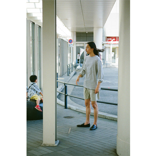 BOAT NECK L/S TEE