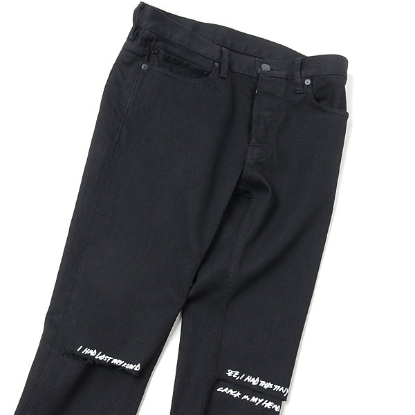 Lettered S.Slim STR 5pocket OWS