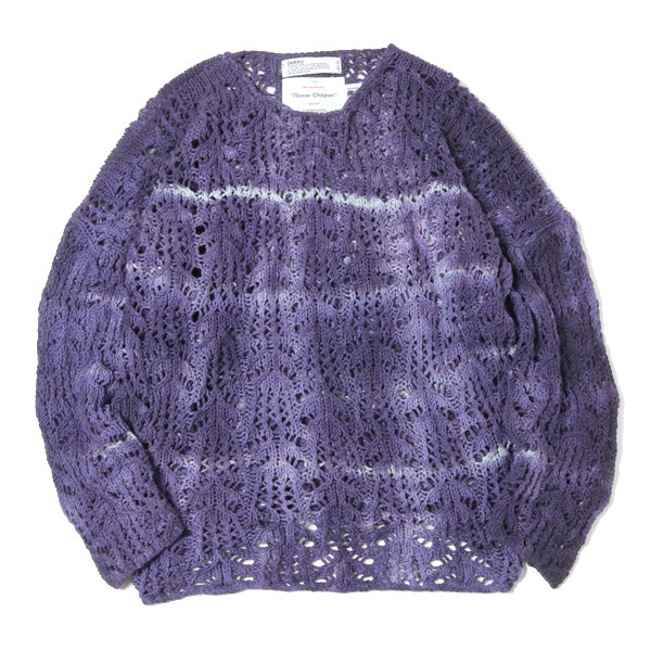 Tie-dye Flower Pattern Hand Knitting