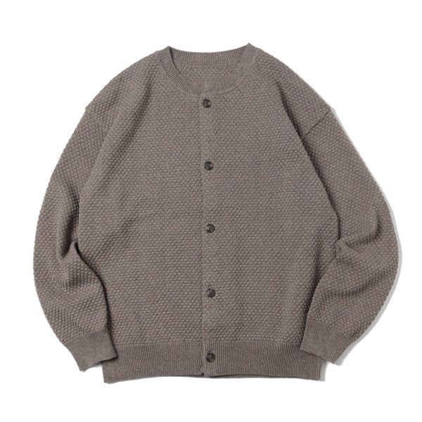 Popcorn Crewneck Cardigan