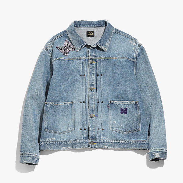 Papillon Patches Jean Jacket - 13oz C/L Denim / Di
