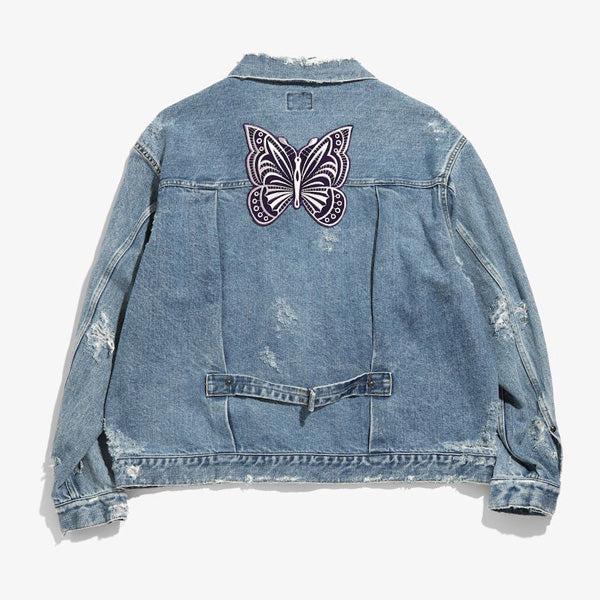 Papillon Patches Jean Jacket - 13oz C/L Denim / Di