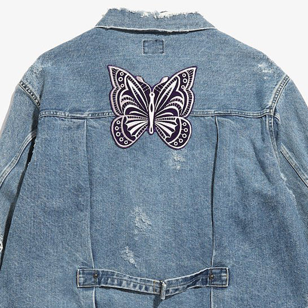 Papillon Patches Jean Jacket - 13oz C/L Denim / Di