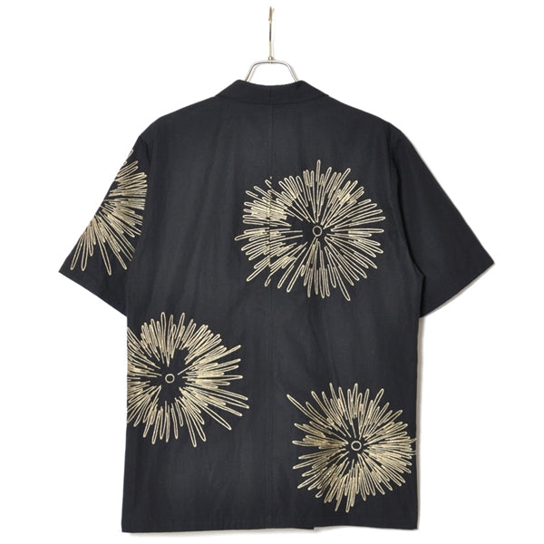 FIREWORKS OPEN COLLAR H/S SHIRT