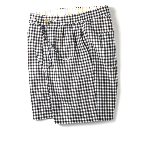 GINGHAM SHORT PANTS