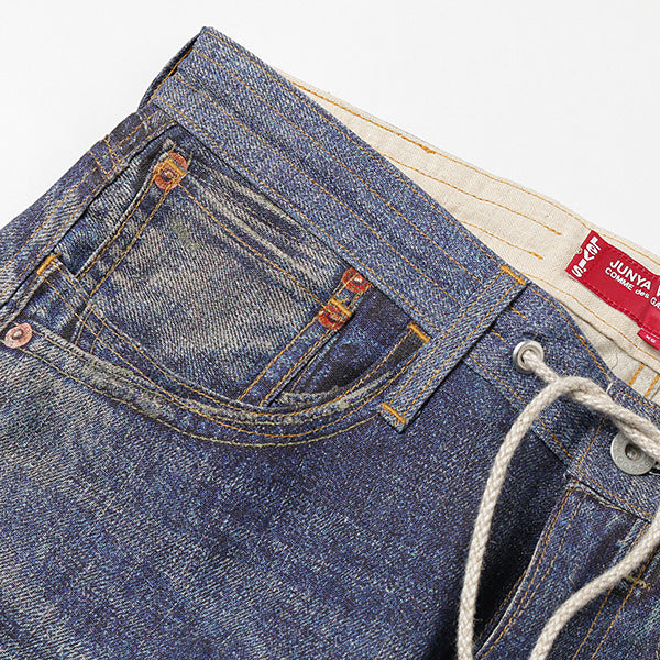 ヘンプ麻キャンバスプリント Levi's Wネーム P206