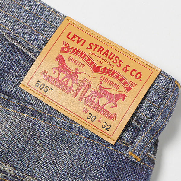 ヘンプ麻キャンバスプリント Levi's Wネーム P206