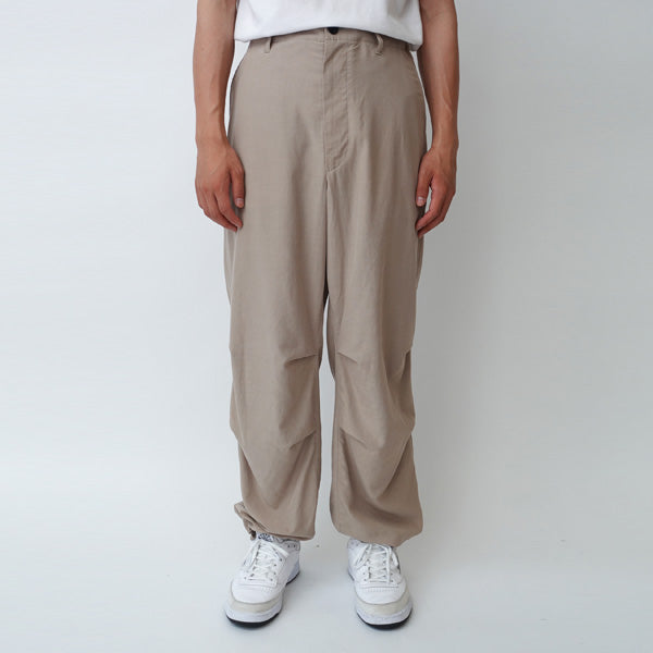 COTTON LINEN FIELD TROUSERS