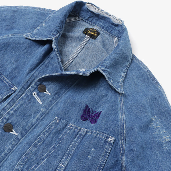 Coverall - 10oz C/L Denim / Distressed