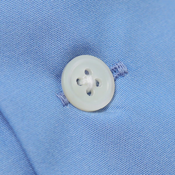 OPEN COLLAR S/S SHIRT(SAX)