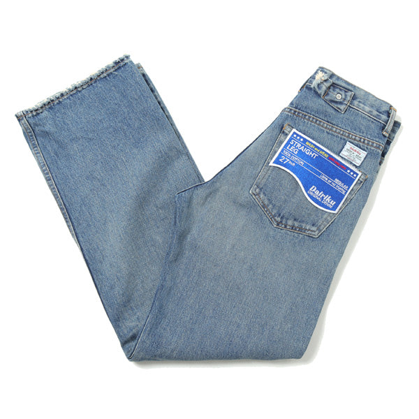 Damage Straight Denim Pants