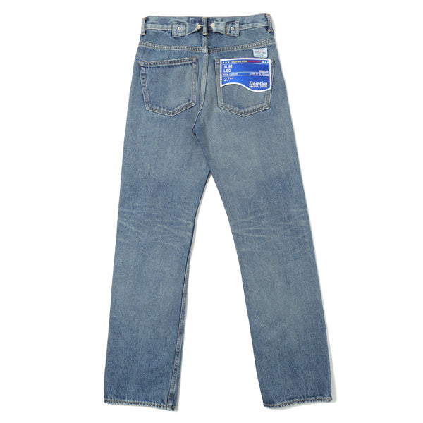 Vintage Washed Slim Denim Pants