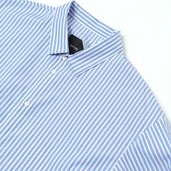 GIZA STRIPE | オーバーサイズシャツ - UNISEX