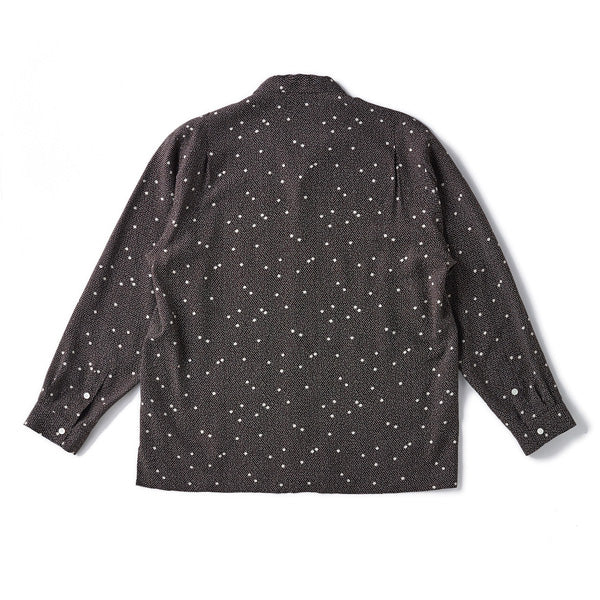 ORIGINAL PRINTED OPEN COLLAR SHIRTS (CALICO) L/S