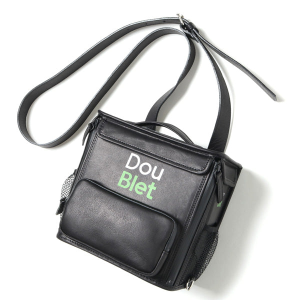 SQUARE LEATHER BAG S