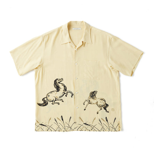 ORIGINAL PRINTED OPEN COLLAR SHIRTS (HOSE) S/S