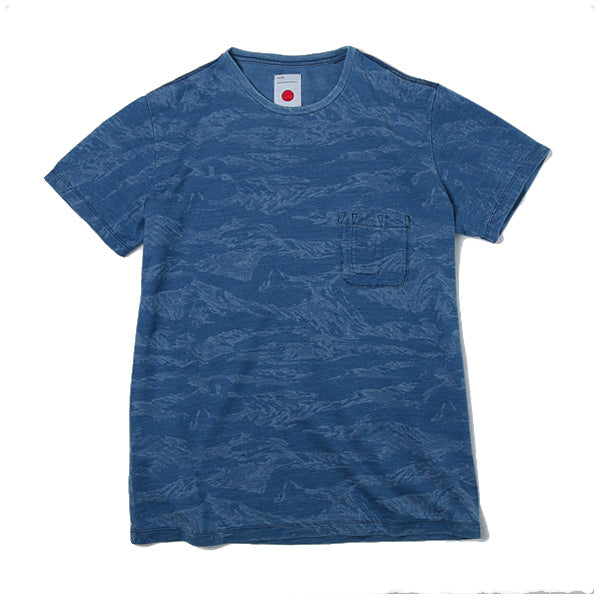 LASER PRINT POCKET TEE TIGER CAMOUFLAGE