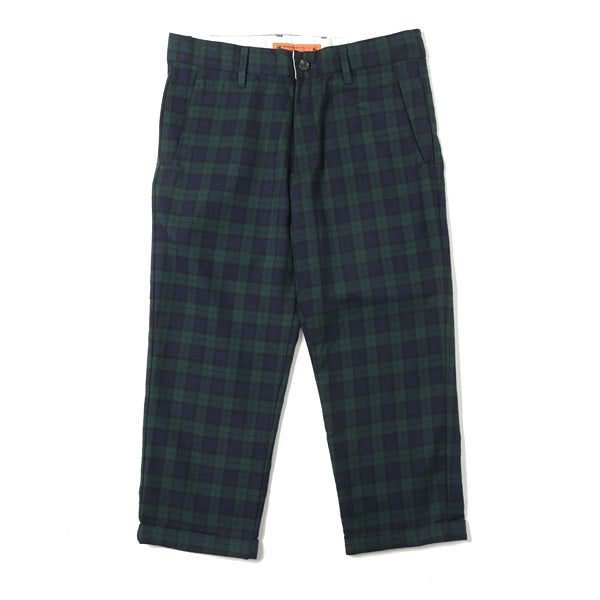 FANCY CHECK CROPPED PANTS