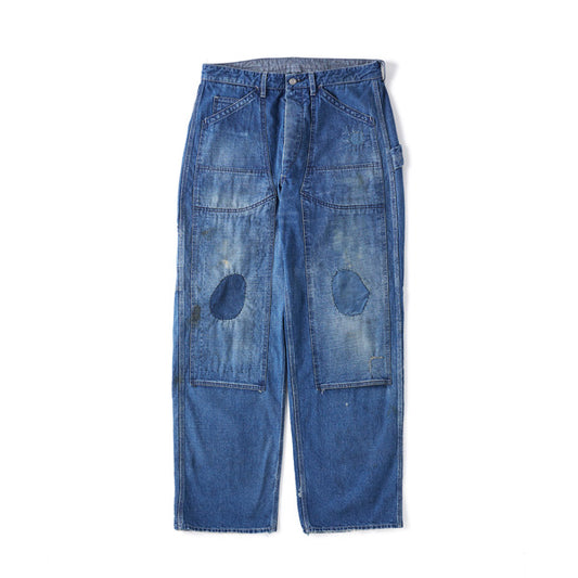 DOUBLE CLOTH FRONT TROUSER (SCAR FACE)