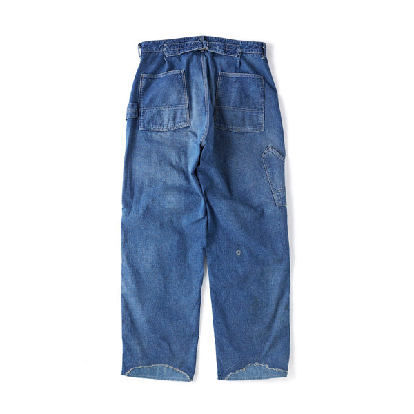 DOUBLE CLOTH FRONT TROUSER (SCAR FACE)