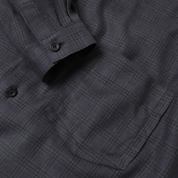 Flannel Check Utility Oversize Shirt