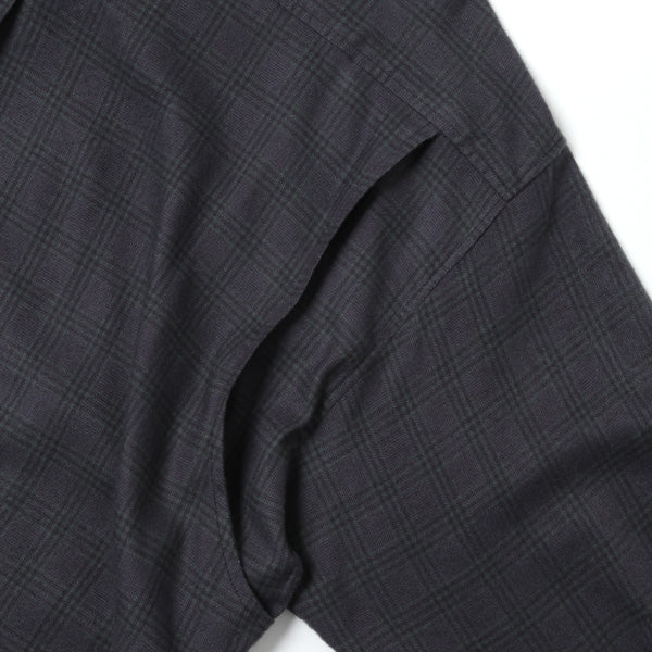 Flannel Check Utility Oversize Shirt