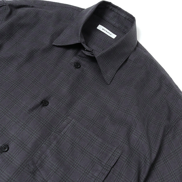 Flannel Check Utility Oversize Shirt