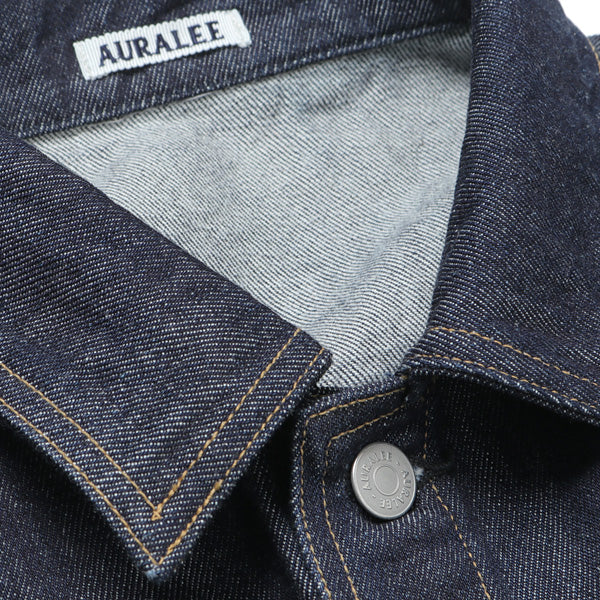 WASHED HARD TWIST DENIM BLOUZON