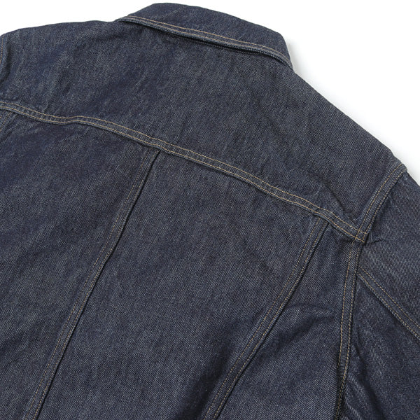 WASHED HARD TWIST DENIM BLOUZON