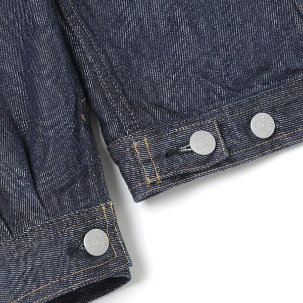 WASHED HARD TWIST DENIM BLOUZON