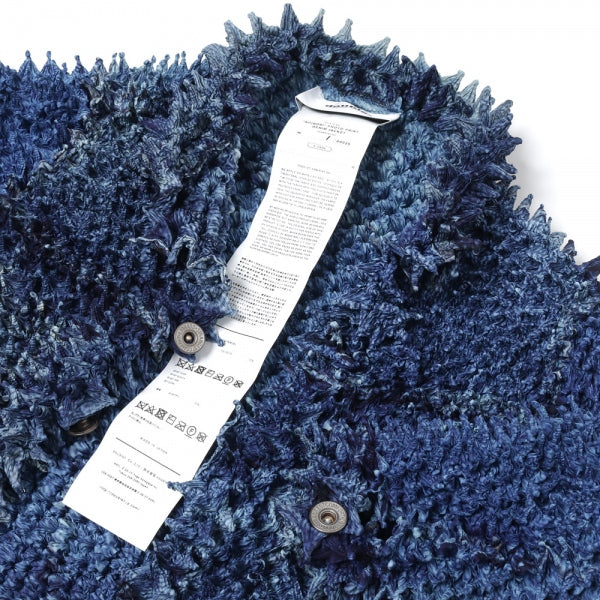 SHIBORI PHOTO PRINT DENIM JACKET