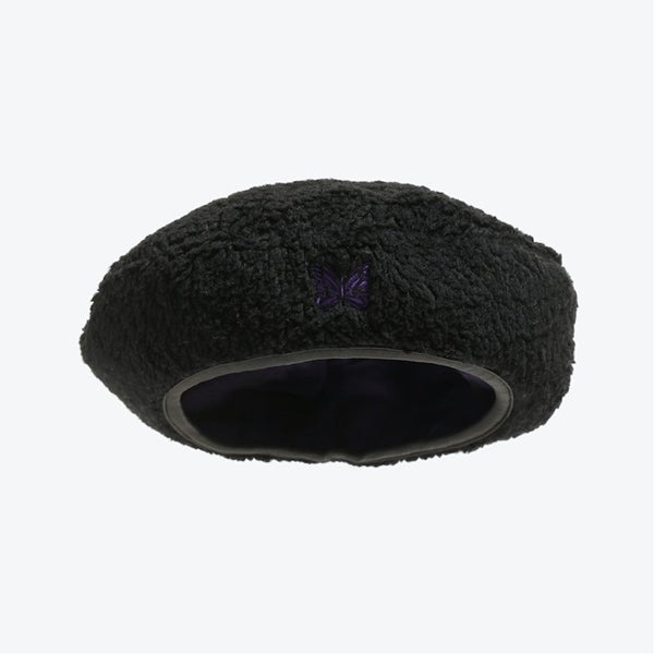 Beret - Faux Boa