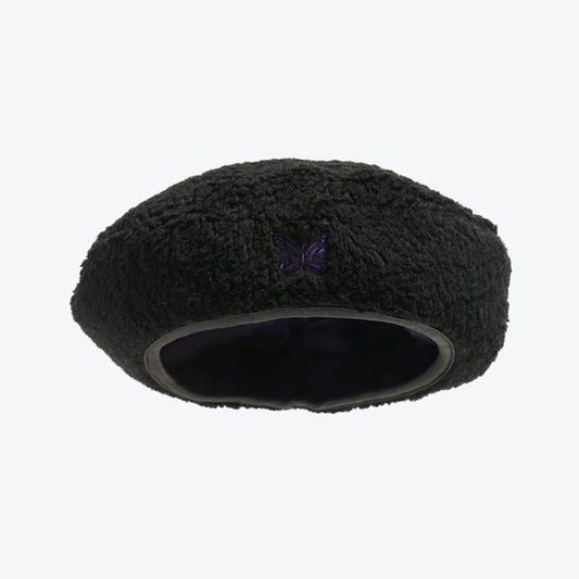 Beret - Faux Boa