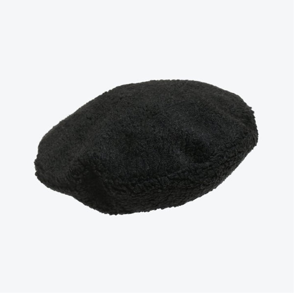 Beret - Faux Boa