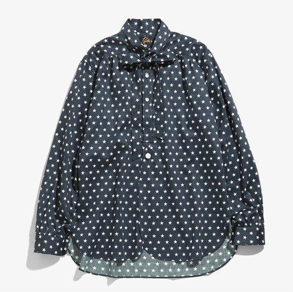 Ascot Collar EDW Shirt - Cotton Sateen / Pt.