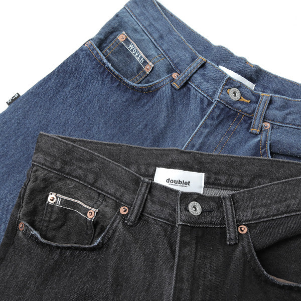 UPCYCLE ORIGINAL DENIM PATCHWORK PANTS