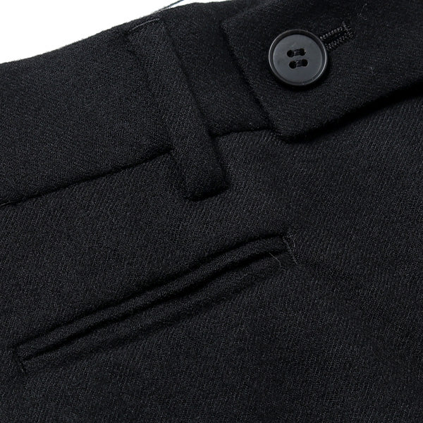 Wool Semi-flare Trousers